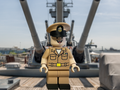 Custom Navy Chief Brick Figures | Military Collectible Gift