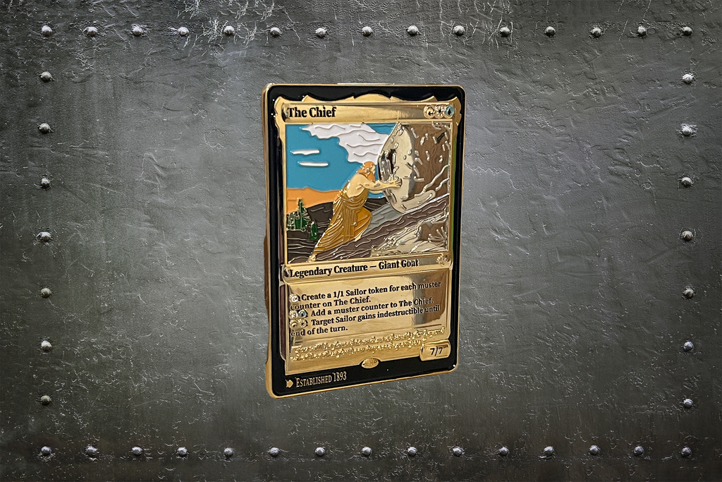 The Chief – Legendary Creature Giant Goat™ Premium Challenge Coin Card