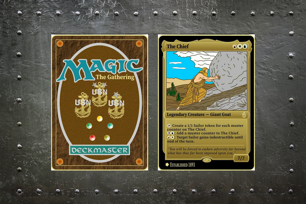 The Chief – Legendary Creature Giant Goat™ Premium Challenge Coin Card